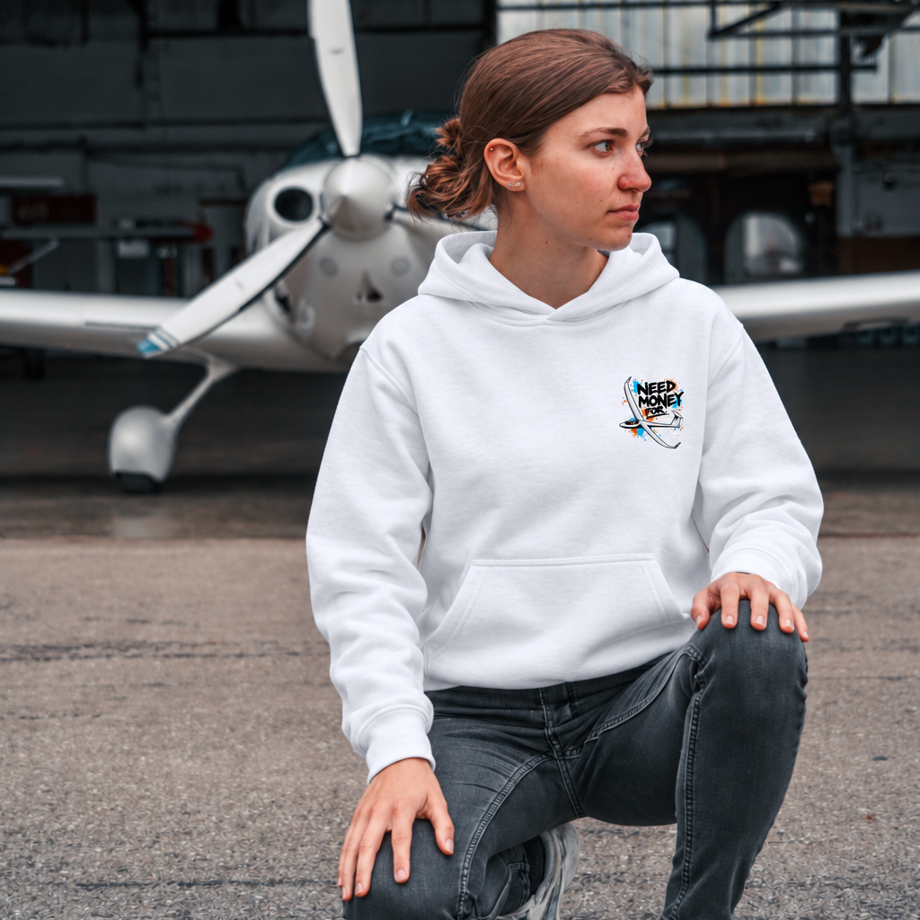 NEED MONEY FOR - Hoodie | white